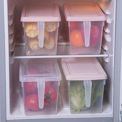 109295/带手柄食物收纳盒大号食品整理保鲜盒冰箱杂粮水果蔬菜储物盒