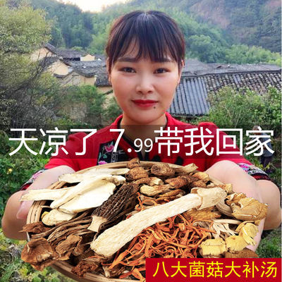 106120/菌菇包菌包煲汤羊肚菌茶树菇竹荪虫草花姬松茸菌汤包炖汤香菇干货