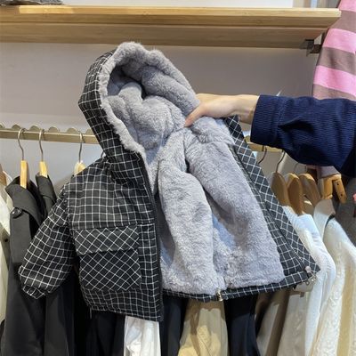男童棉袄加厚新款儿童外套男宝宝秋冬季保暖加绒棉衣棉服冬装童装