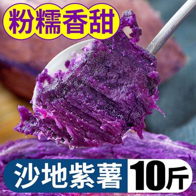 【高品质】5/9斤沙地紫薯番薯粉糯香甜板栗红薯地瓜蜜薯蔬菜批发