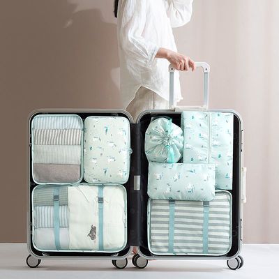 旅行收纳袋行李箱衣物整理包旅游分装衣服袋子便携内衣出差收纳包