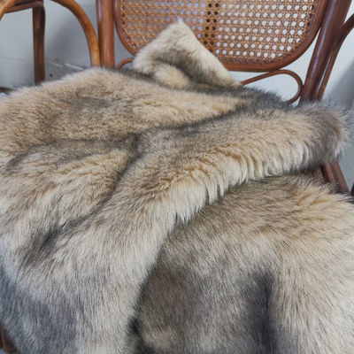 仿狐狸毛长毛绒垫毯沙发椅子垫子床边防滑地垫拍摄背景毛绒地垫布