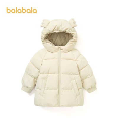 130310/巴拉巴拉女童棉服冬季新款女幼童可爱造型加厚保暖棉服时尚小女童