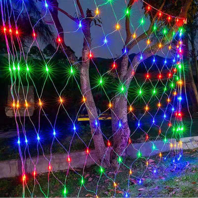 LED网灯渔网灯彩灯串满天星星户外防水商场装饰灯布置园林