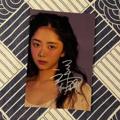谭松韵亲笔签名照片节假日送女朋友闺蜜个人收藏情侣优选礼品周边