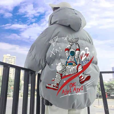 109535/冬季男士棉衣韩版潮流短款青年棉袄加厚大码学生帅气羽绒棉服外套