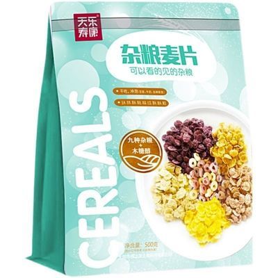 天寿乐康木糖醇杂粮麦片 原味干吃杂粮麦片 五谷杂粮麦片杂粮麦片