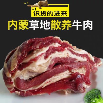 131186/内蒙古新鲜现杀原切牛腩5斤呼伦贝尔草原散养精品黄彪牛腩肉包邮