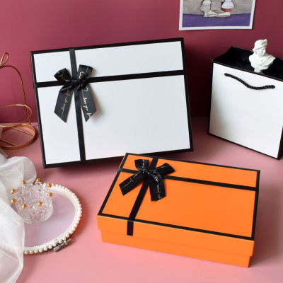 礼盒空盒长方形礼品包装盒送男女友闺蜜化妆品圣诞节礼物盒子大号