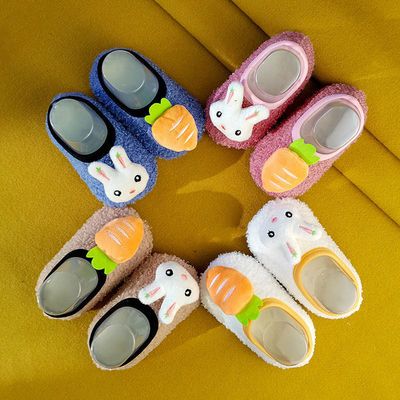 宝宝地板袜婴幼儿室内学步鞋软底室内袜儿童防滑袜幼童卡通早教鞋