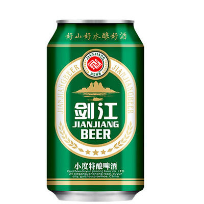 131940/剑江啤酒特酿清爽罐装啤酒330ml*12罐啤酒厂家直供特价清仓