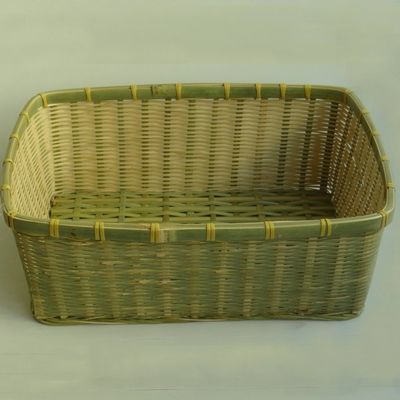 竹筐长方形大竹筐农用鸡蛋框馒头筐盛馍竹筐商用编织篮子竹编制品
