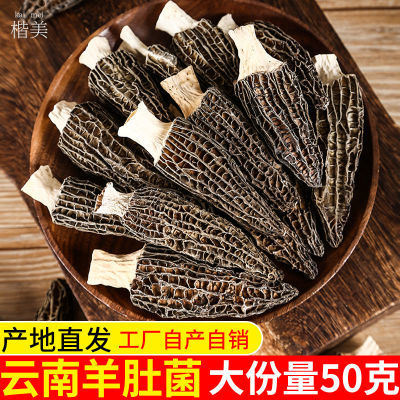 128266/羊肚菌干货新鲜野生特级礼盒批发云南野生菌汤包煲汤菇类食材特产