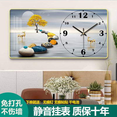 2021新款钟表挂钟家用创意潮牌客厅房间卧室时尚钟表静音装饰挂表