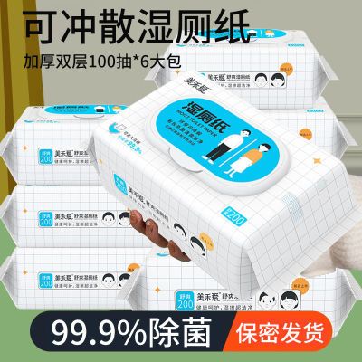 127950/湿厕纸擦屁股成人男女私处湿巾杀菌厕所专用纸厕纸大包家庭装批发