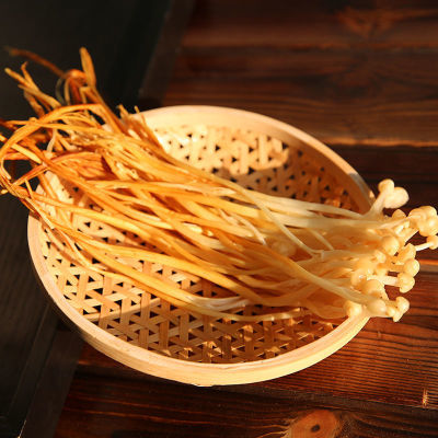金色金针菇食用菌菇火锅凉拌专用食材脆嫩蘑菇新鲜现采现发商用