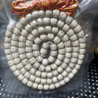 海南星月菩提5×6大留白老型桶珠直切108佛珠手串佛珠念珠手链