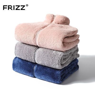 129218/FRIZZ专柜品质秋冬季加绒加厚抓绒立领开衫双面绒保暖摇粒绒外套