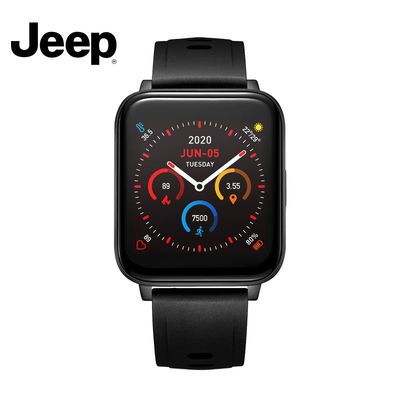 130756/Jeep智能手表男女学生情侣手表多功能运动来电提醒健康管理长续航