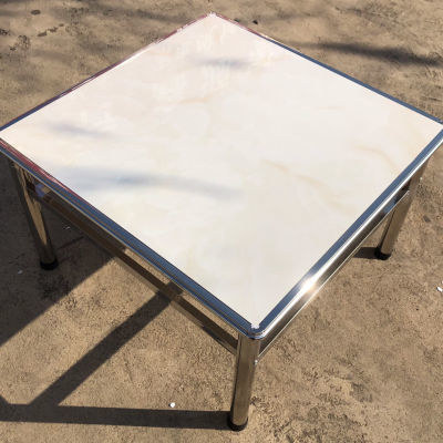 不锈钢餐桌架 正方形 长方形家用吃饭茶几出租屋取暖学习瓷砖