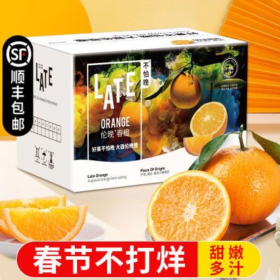 130545/【春节不打烊】湖北宜昌伦晚脐甜橙子新鲜应季水果礼盒装精品大果