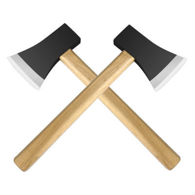 斧头家用劈柴户外弹簧钢砍骨斧头日本进口木柄砍树柴木工专用小斧