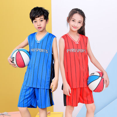 童装篮球服男童训练球衣儿童运动服女童速干背心小学生篮球衣服夏