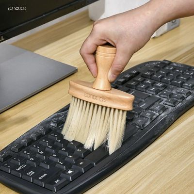 日本多功能缝隙刷键盘清洁刷软毛刷车载毛刷不掉毛加长实木除尘刷
