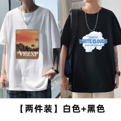 oversize短袖T恤男美式宽松夏季潮牌潮流ins韩版小众