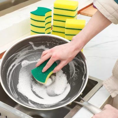洗碗海绵百洁布清洁刷厨房用品锅刷碗神器洗碗布海绵擦耐用家务