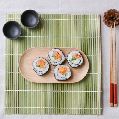 良胜单线青皮寿司卷帘竹帘家用商用日式手工做寿司食材配料工具