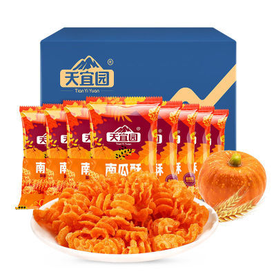 175476/天宜园 南瓜酥 童年休闲零食小吃香辣味8包
