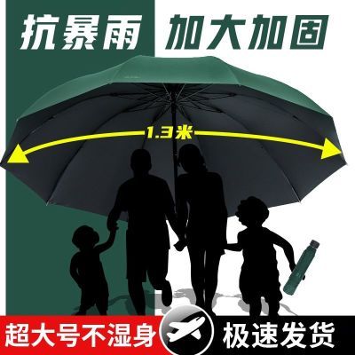 超大雨伞女晴雨两用家用大号加固加厚结实抗风双人太阳伞男生男士