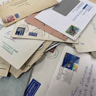 外邮 德国 实寄封贴各类题材邮票实寄封 20枚 随机发货