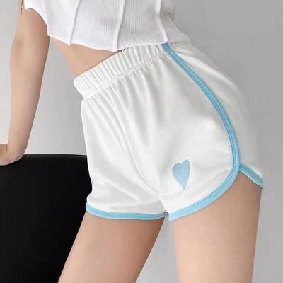 百搭时尚运动短裤女夏季薄款宽松高腰阔腿居家外穿显瘦休闲热裤子