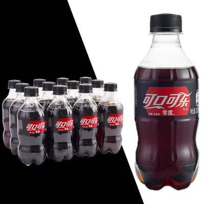 Coca-Cola可口可乐零度无糖可乐碳酸汽水饮料300ml*6瓶