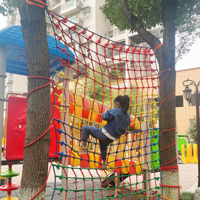 幼儿园户外儿童攀爬网少儿体适能爬网感统训练器材拓展运动网爬绳