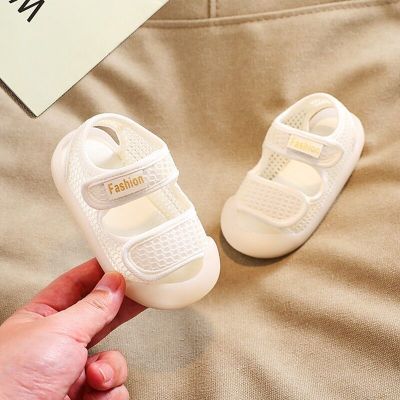 167736/夏季新款男宝宝小童婴儿学步鞋子女包头凉鞋1-3岁防滑软底机能鞋