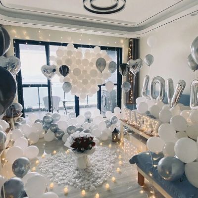 求婚室内布置表白KT板派对告白气球装饰浪漫创意酒店惊喜爱心布置