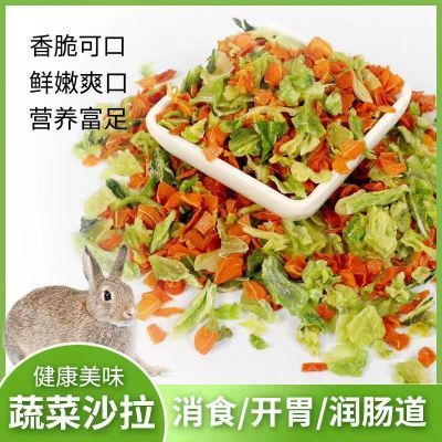 兔子荷兰猪龙猫蔬菜沙拉干豚鼠松鼠脱水什锦蔬菜宠物零食仓鼠兔粮