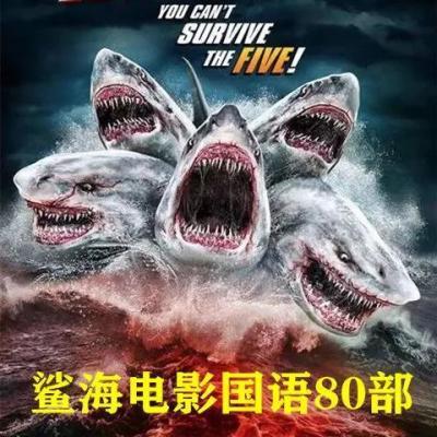 深海鲨鱼电影U盘高清国语电影80部车载电脑U盘优盘