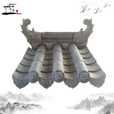 青瓦片 古建瓦屋顶瓦片 四合院瓦 小青瓦瓦片 围墙仿古微派瓦片