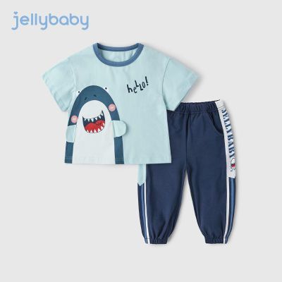 176273/杰里贝比男童运动套装2022儿童夏季短袖两件套小童一岁宝宝衣服夏