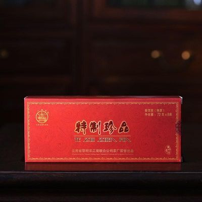 八角亭普洱茶 黎明茶厂2013年特制珍品 熟茶576g 布朗山 独立包装