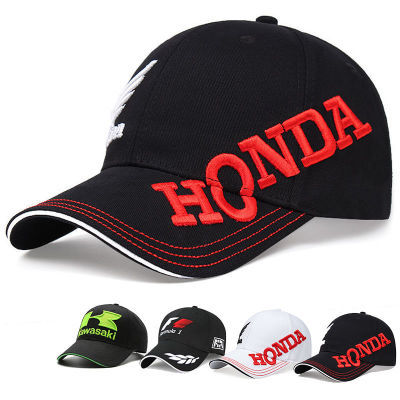 帽子MOTO GP 赛车 F1 棒球帽帽子可调节休闲卡车帽