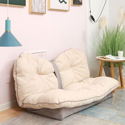 懒人沙发两用床折叠躺椅榻榻米单人双人小户型网红型女生卧室可爱