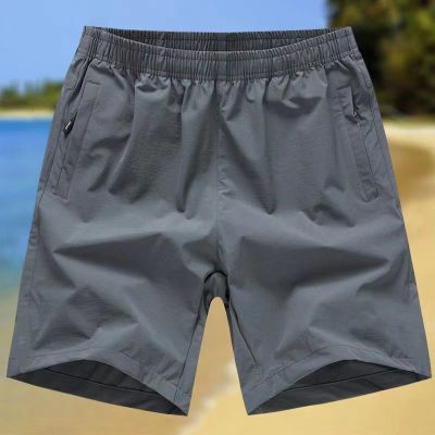 夏季运动短裤男士宽松大码五分裤弹力超薄速干沙滩裤跑步健身裤衩