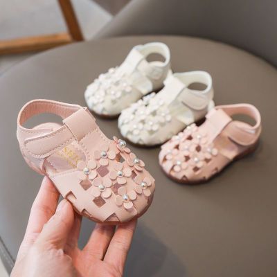 167800/儿童凉鞋女婴幼儿夏季新款0-3岁婴儿宝宝时尚包头学步鞋防滑平底