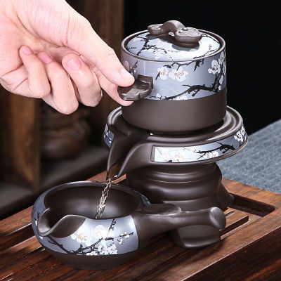 特价懒人自动茶具一整套紫砂陶瓷家用套装功夫泡茶茶海茶杯茶叶罐
