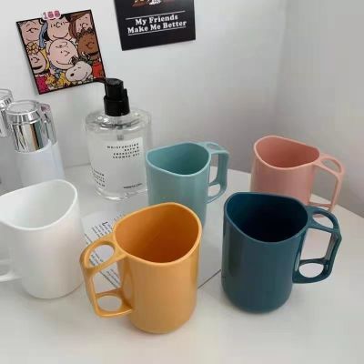 157470/漱口杯新款创意简约水杯家用马克杯杯子塑料牙刷杯